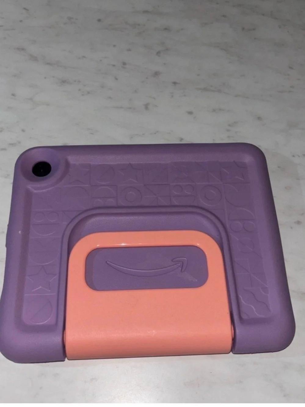 Kids Tablet Protective Case in Purple with Pink Stand